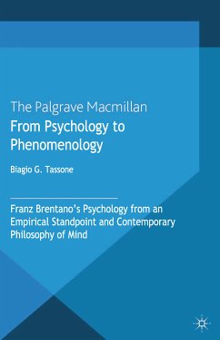 From Psychology to Phenomenology (eBook, PDF) - Tassone, B.