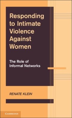 Responding to Intimate Violence against Women (eBook, PDF) - Klein, Renate