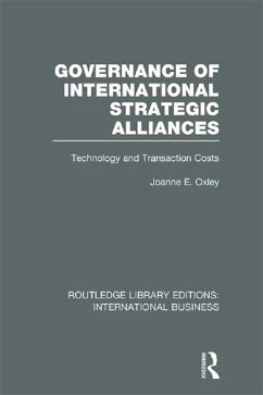Governance of International Strategic Alliances (RLE International Business) (eBook, PDF) - Oxley, Joanne