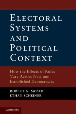 Cover Electoral Systems and Political Context (eBook, PDF)