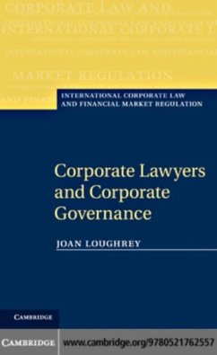 Corporate Lawyers and Corporate Governance (eBook, PDF) - Loughrey, Joan