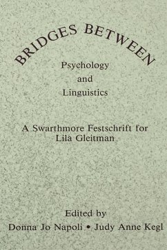 Cover Bridges Between Psychology and Linguistics (eBook, ePUB)