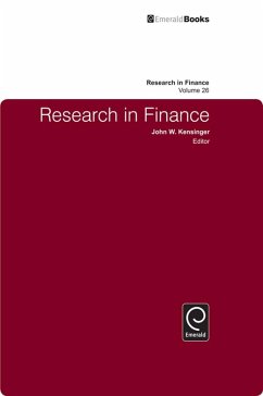 Cover Research in Finance (eBook, PDF)