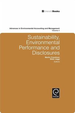 Cover Sustainability, Environmental Performance and Disclosures (eBook, PDF)