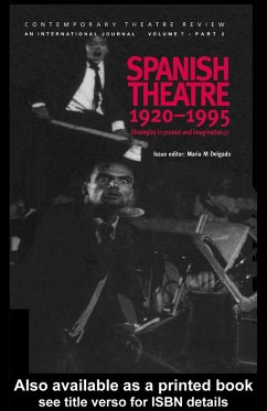 Spanish Theatre 1920-1995 (eBook, PDF) - Delgado, Maria M.