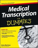 Medical Transcription For Dummies (eBook, ePUB)