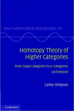 Cover Homotopy Theory of Higher Categories (eBook, PDF)