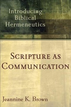 Cover Scripture as Communication (eBook, ePUB)