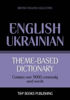 Cover Theme-based dictionary British English-Ukrainian - 9000 words (eBook, ePUB)