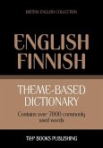 Theme-based dictionary British English-Finnish - 7000 words (eBook, ePUB)