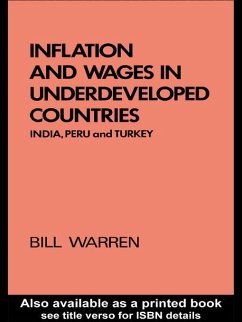 Inflation and Wages in Underdeveloped Countries (eBook, PDF) - Warren, Bill