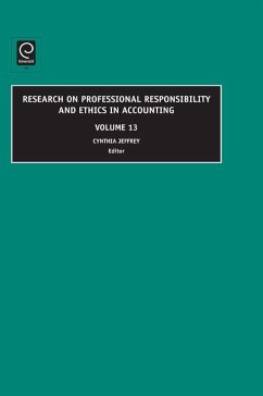 Cover Research on Professional Responsibility and Ethics in Accounting (eBook, PDF)