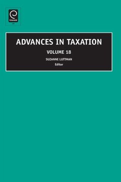 Cover Advances in Taxation (eBook, PDF)
