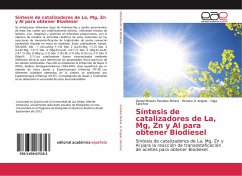 Síntesis de catalizadores de La, Mg, Zn y Al para obtener Biodiesel - Paredes Molina, Daniel Moisés;D´Angelo, Renato;Sánchez, Olga