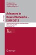Advances in Neural Networks- ISNN 2013 - Bild 1