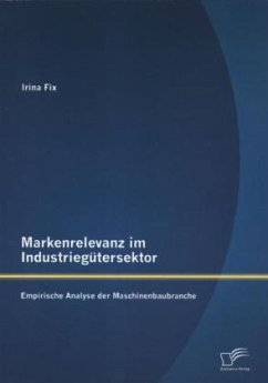 Markenrelevanz im Industriegütersektor: Empirische Analyse der Maschinenbaubranche - Fix, Irina