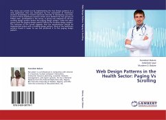 Cover Web Design Patterns in the Health Sector: Paging Vs Scrolling