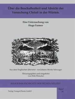 Cover Ueber die Beschaffenheit und Absicht der Versuchung Christi in der Wüsten
