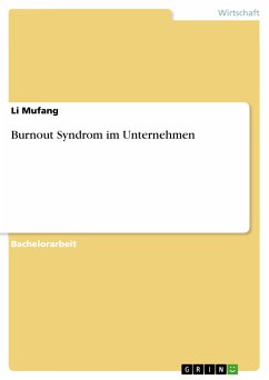 Burnout Syndrom im Unternehmen (eBook, PDF)