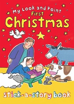 My Look and Point First Christmas Stick-A-Story Book - Goodings, Christina