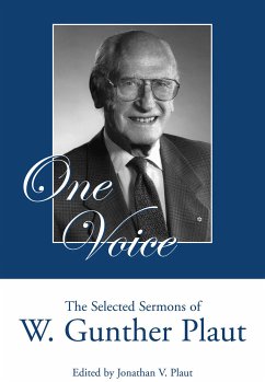 One Voice (eBook, ePUB) - Plaut, W. Gunther