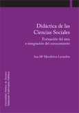 Didáctica de las ciencias sociales. Formación del área e integración del conocimiento