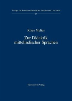 Zur Didaktik mittelindischer Sprachen - Mylius, Klaus