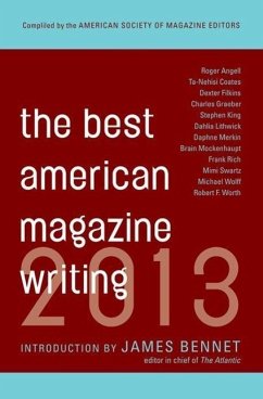 The Best American Magazine Writing 2013