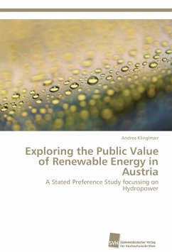 Exploring the Public Value of Renewable Energy in Austria - Klinglmair, Andrea