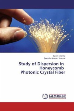 Study of Dispersion in Honeycomb Photonic Crystal Fiber