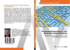 Prozessoptimierung in der Zentralen Notaufnahme - Weiss, Jürgen