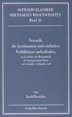 Versuch, die bestimmten und einfachen Verhältnisse aufzufinden, nach welchen die Bestandtheile der unorganischen Natur miteinander verbunden sind (1812-1812) - Versuch, die bestimmten und einfachen Verhältnisse aufzufinden, nach welchen die Bestandtheile der unorganischen Natur m