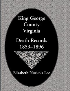 King George County, Virginia Death Records, 1853-1896 - Lee, Elizabeth Nuckols