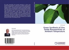 Green Synthesis of Zinc Oxide Nanoparticles at Ambient Temperature