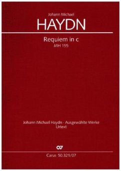 Requiem in c, Studienpartitur - Haydn, Michael