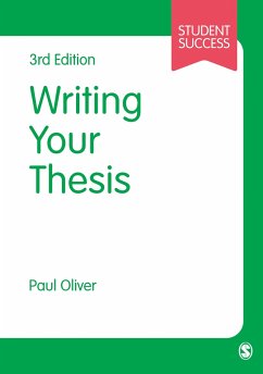 Writing Your Thesis - Oliver, Paul