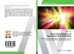 Time Correlations in Quantum Dot Emission