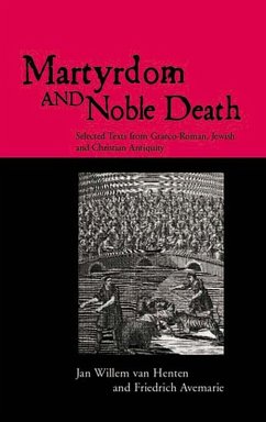 Cover Martyrdom and Noble Death (eBook, ePUB)