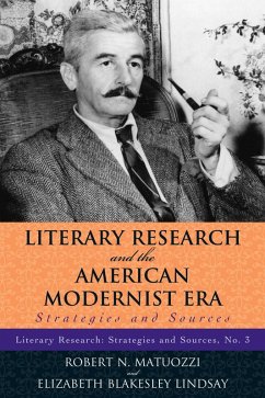 Cover Literary Research and the American Modernist Era (eBook, ePUB)