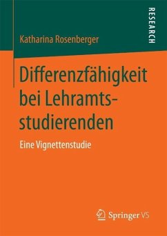 Differenzfähigkeit bei Lehramtsstudierenden (eBook, PDF) - Rosenberger, Katharina