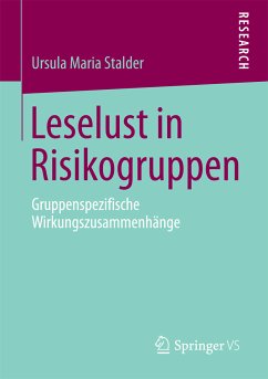 Leselust in Risikogruppen (eBook, PDF) - Stalder, Ursula Maria