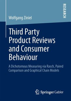 Third Party Product Reviews and Consumer Behaviour (eBook, PDF) - Ziniel, Wolfgang