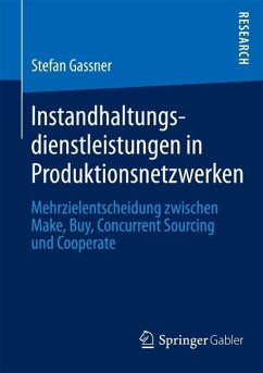Cover Instandhaltungsdienstleistungen in Produktionsnetzwerken (eBook, PDF)