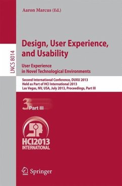 Design, User Experience, and Usability: User Experience in Novel Technological Environments