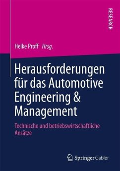 Cover Herausforderungen für das Automotive Engineering & Management (eBook, PDF)