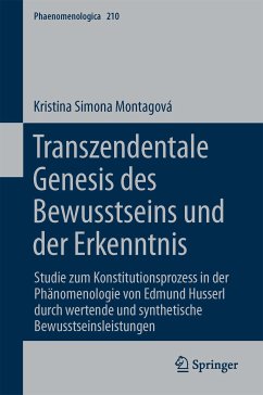 Transzendentale Genesis des Bewusstseins und der Erkenntnis (eBook, PDF) - Montagova, Kristina