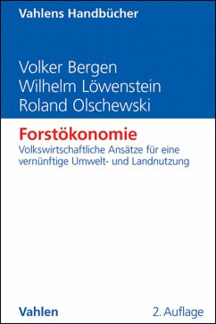 Forstökonomie (eBook, PDF) - Bergen, Volker; Löwenstein, Wilhelm; Olschewski, Roland