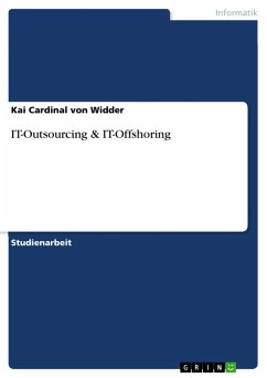 IT-Outsourcing & IT-Offshoring (eBook, PDF) - Cardinal von Widder, Kai
