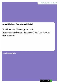 Einfluss der Versorgung mit hefeverwertbarem Stickstoff auf das Aroma des Weines (eBook, PDF) - Rüdiger, Jens; Frickel, Andreas