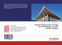 Spatial Organisation of High Court Buildings in south western Nigeria